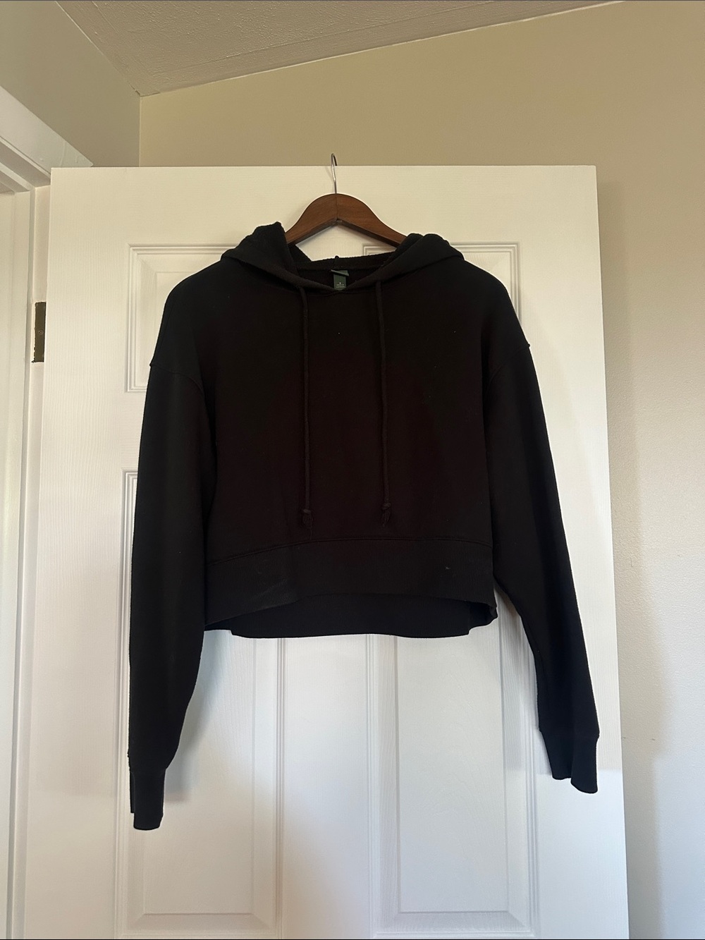 wild fable Black Cropped Hoodie